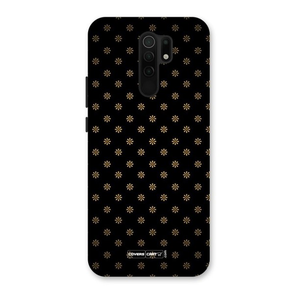 Golden Flowers Back Case for Redmi 9 Prime