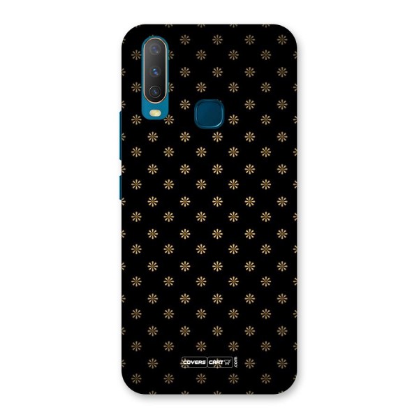 Golden Flowers Back Case for Vivo U10