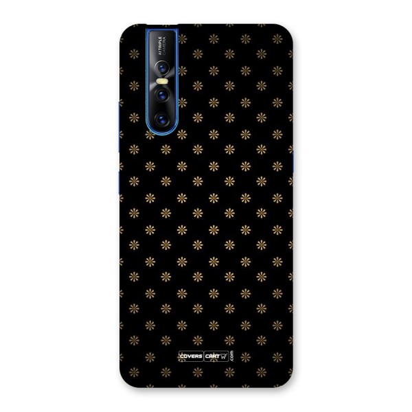 Golden Flowers Back Case for Vivo V15 Pro