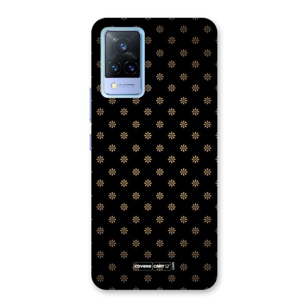 Golden Flowers Back Case for Vivo V21 5G