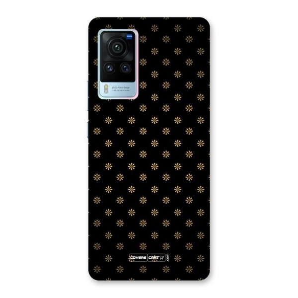 Golden Flowers Back Case for Vivo X60 Pro