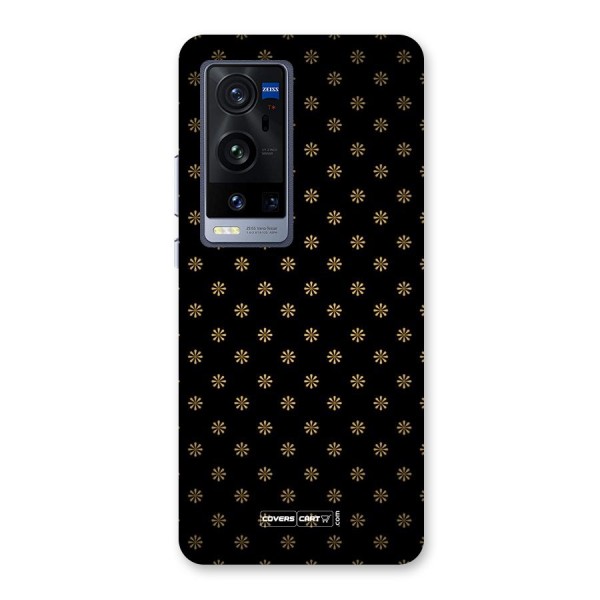 Golden Flowers Back Case for Vivo X60 Pro Plus