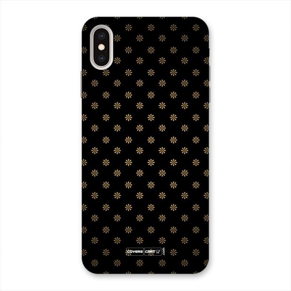 Golden Flowers Back Case for iPhone XS Max