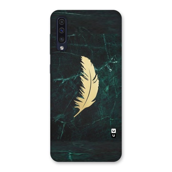 Golden Leaf Back Case for Galaxy A50