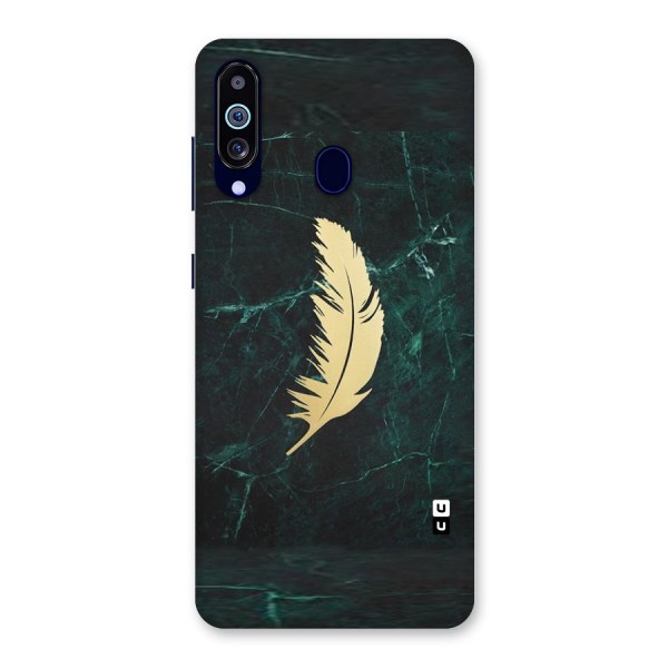 Golden Leaf Back Case for Galaxy A60