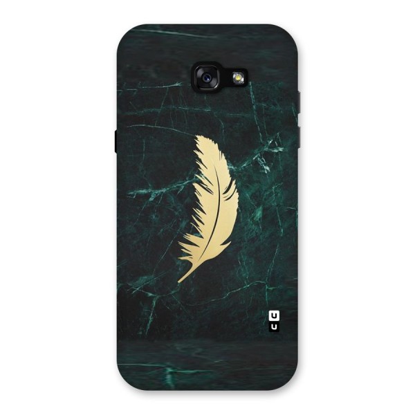 Golden Leaf Back Case for Galaxy A7 (2017)