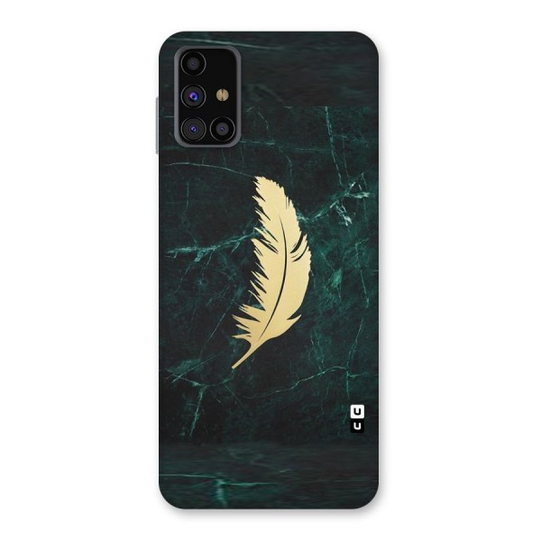 Golden Leaf Back Case for Galaxy M31s