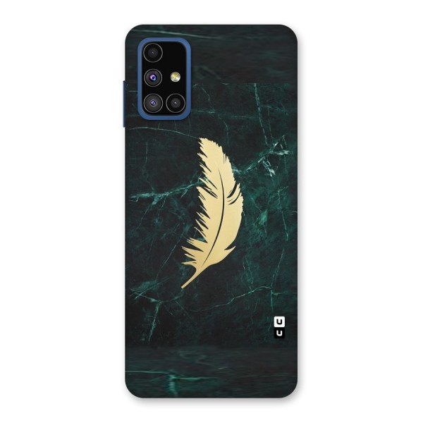 Golden Leaf Back Case for Galaxy M51