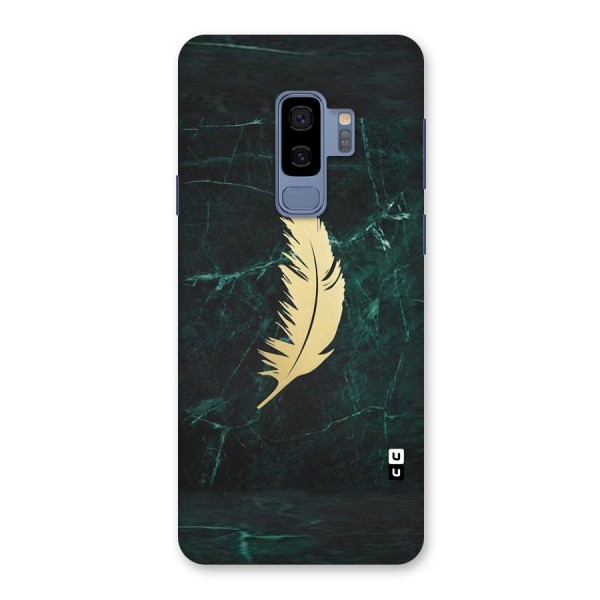 Golden Leaf Back Case for Galaxy S9 Plus