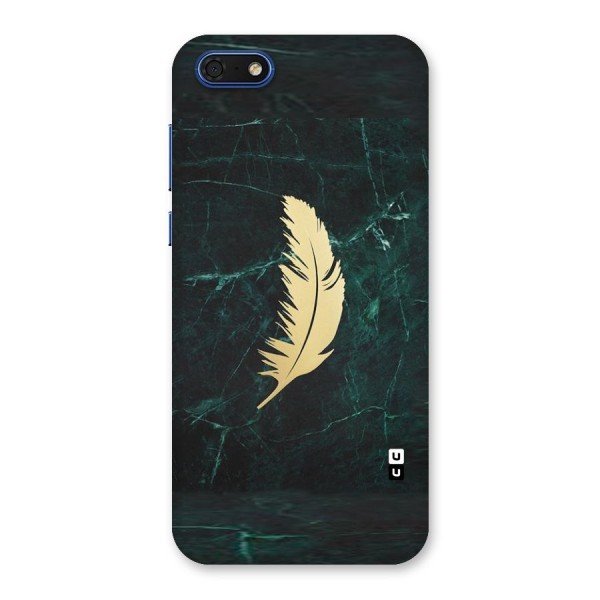 Golden Leaf Back Case for Honor 7s