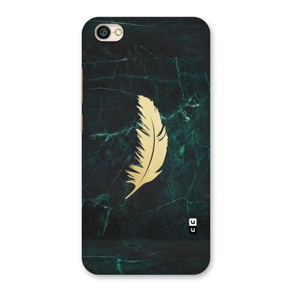 Golden Leaf Back Case for Redmi Y1 Lite