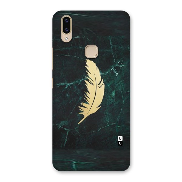 Golden Leaf Back Case for Vivo V9