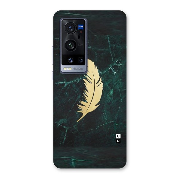 Golden Leaf Back Case for Vivo X60 Pro Plus