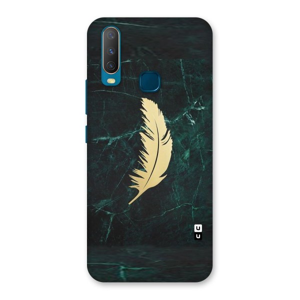 Golden Leaf Back Case for Vivo Y17