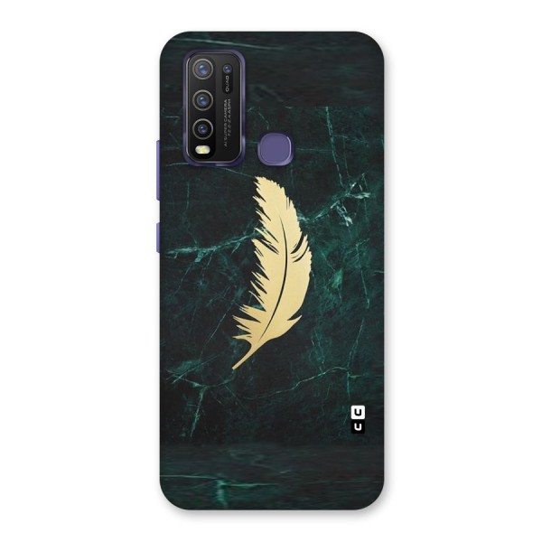 Golden Leaf Back Case for Vivo Y30