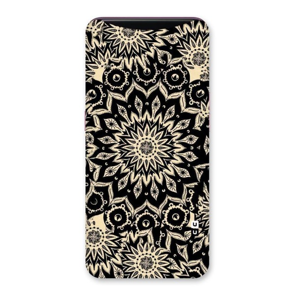 Golden Mandala Back Case for Oppo Find X