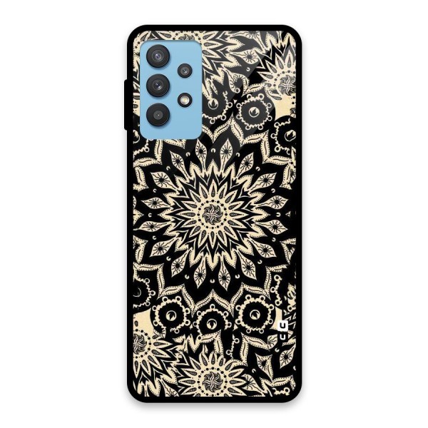 Golden Mandala Glass Back Case for Galaxy M32 5G