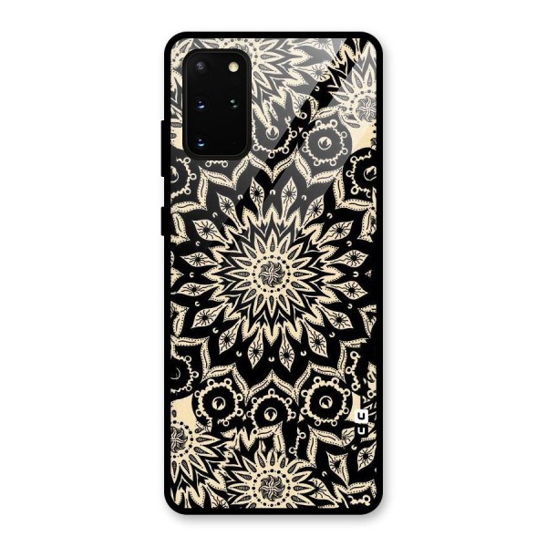 Golden Mandala Glass Back Case for Galaxy S20 Plus