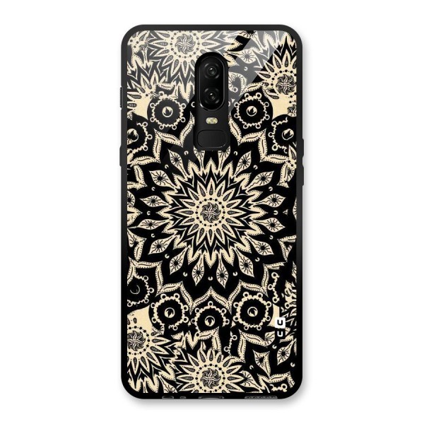 Golden Mandala Glass Back Case for OnePlus 6