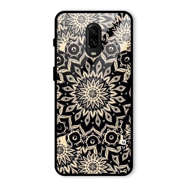 Golden Mandala Glass Back Case for OnePlus 6T