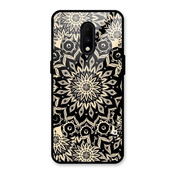 Golden Mandala Glass Back Case for OnePlus 7