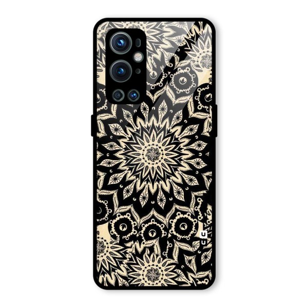 Golden Mandala Glass Back Case for OnePlus 9 Pro