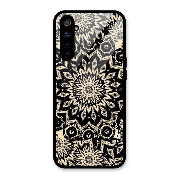 Golden Mandala Glass Back Case for Realme 6