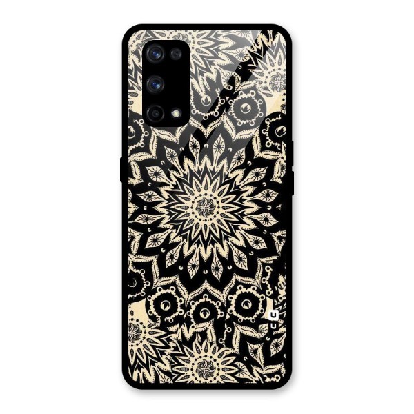 Golden Mandala Glass Back Case for Realme X7 Pro