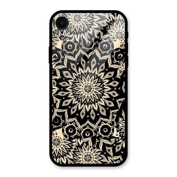 Golden Mandala Glass Back Case for XR