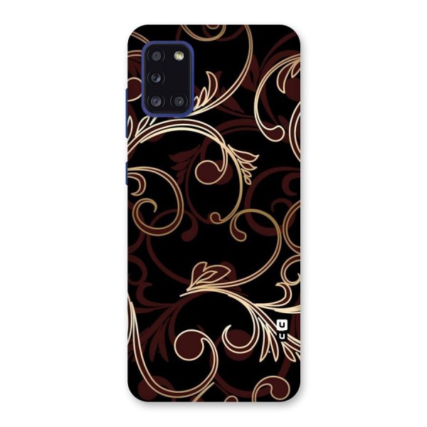 Golden Maroon Beauty Back Case for Galaxy A31