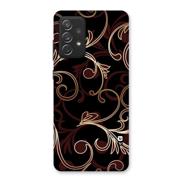 Golden Maroon Beauty Back Case for Galaxy A72