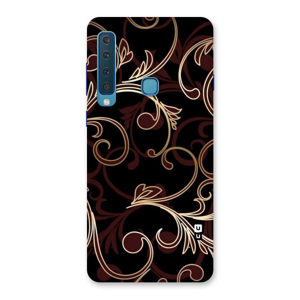 Golden Maroon Beauty Back Case for Galaxy A9 (2018)