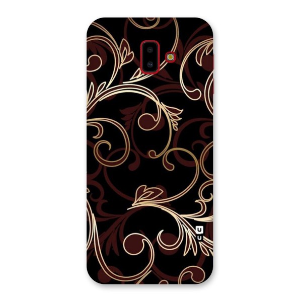 Golden Maroon Beauty Back Case for Galaxy J6 Plus