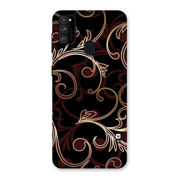 Golden Maroon Beauty Back Case for Galaxy M21