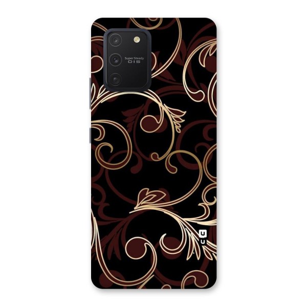 Golden Maroon Beauty Back Case for Galaxy S10 Lite