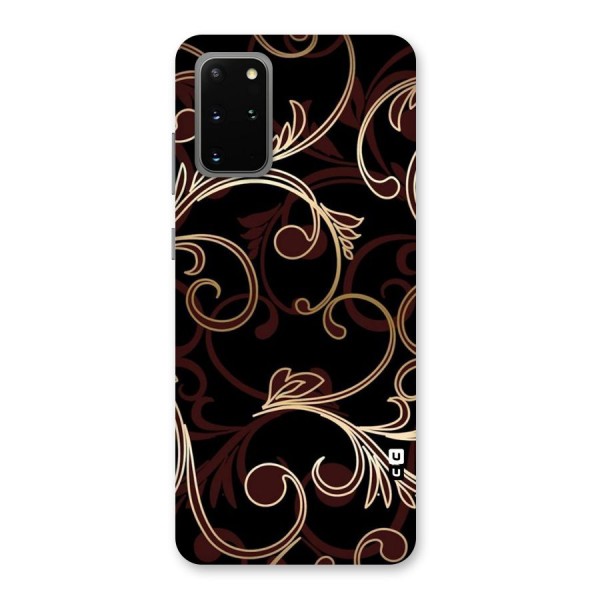 Golden Maroon Beauty Back Case for Galaxy S20 Plus