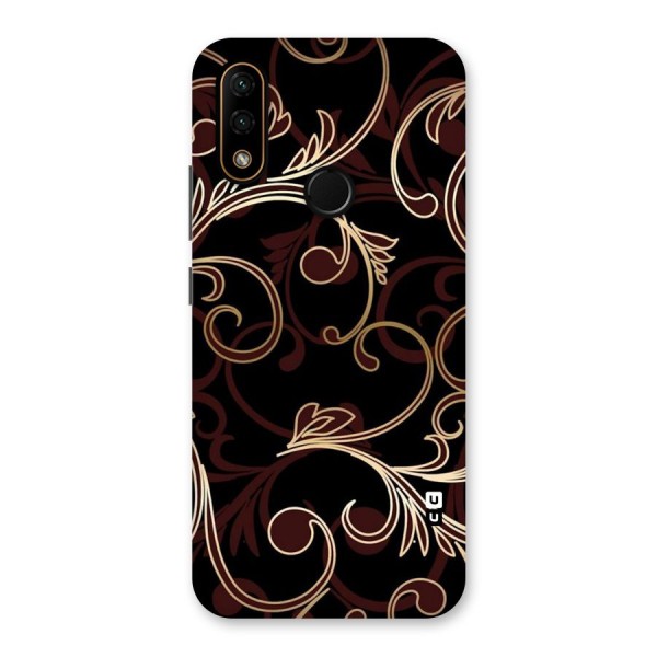 Golden Maroon Beauty Back Case for Lenovo A6 Note