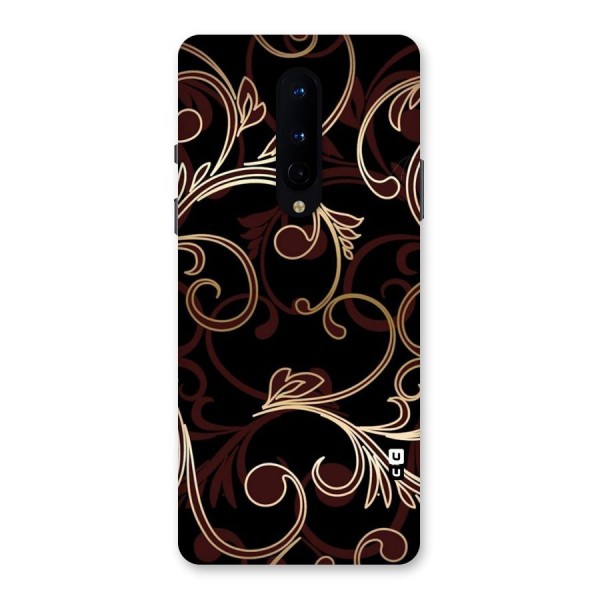 Golden Maroon Beauty Back Case for OnePlus 8