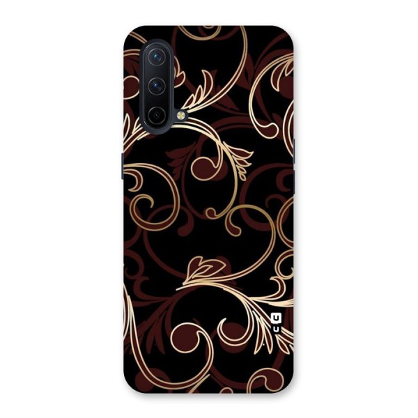 Golden Maroon Beauty Back Case for OnePlus Nord CE 5G