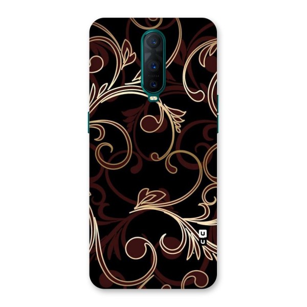 Golden Maroon Beauty Back Case for Oppo R17 Pro