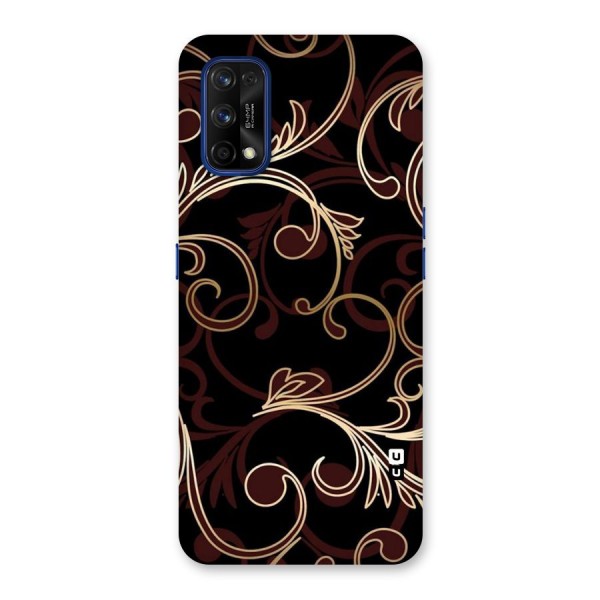 Golden Maroon Beauty Back Case for Realme 7 Pro