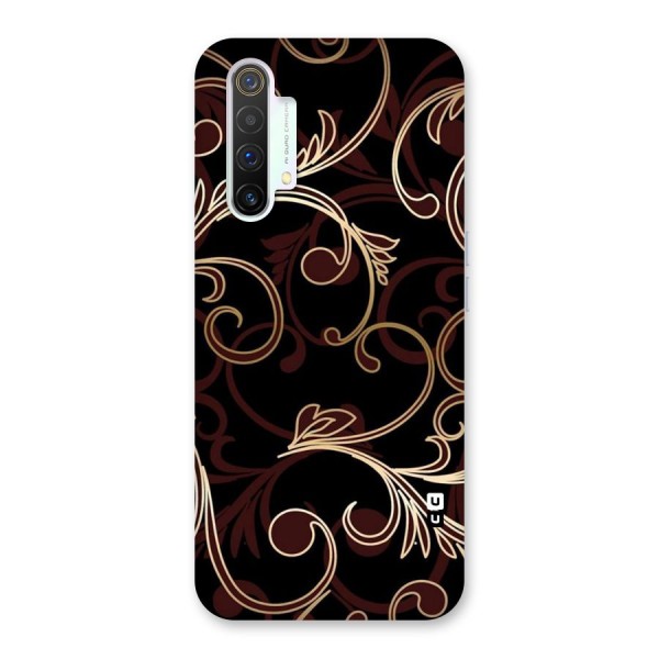 Golden Maroon Beauty Back Case for Realme X3