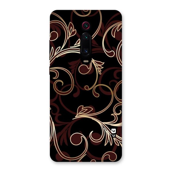 Golden Maroon Beauty Back Case for Redmi K20 Pro