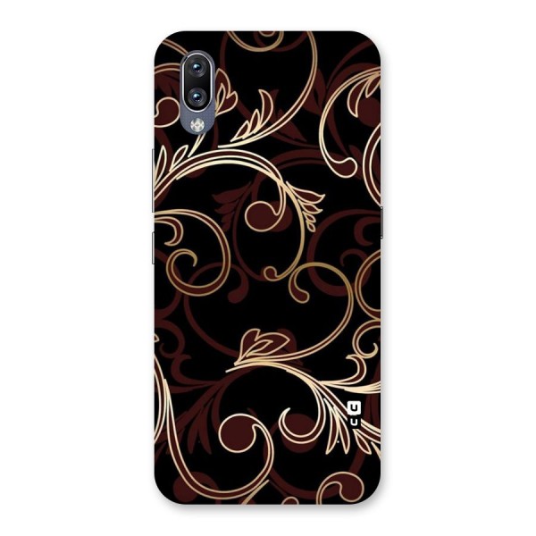 Golden Maroon Beauty Back Case for Vivo NEX