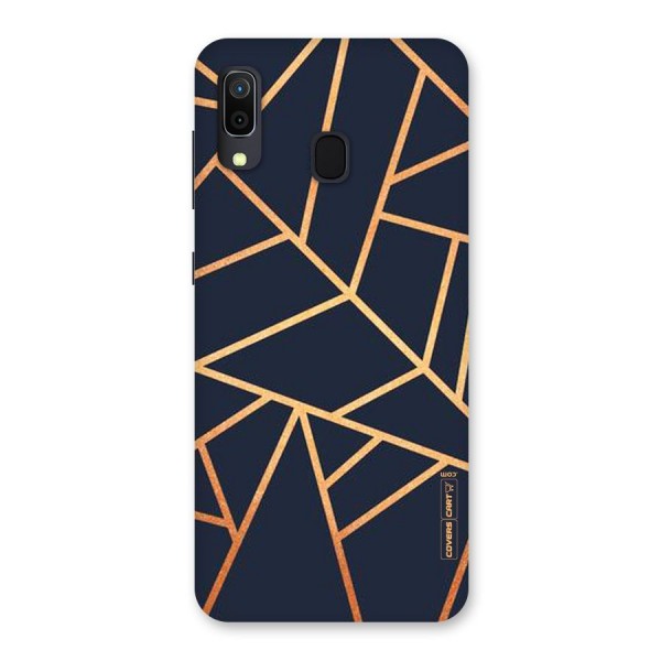 Golden Pattern Back Case for Galaxy A20