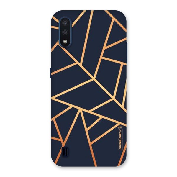 Golden Pattern Back Case for Galaxy M01