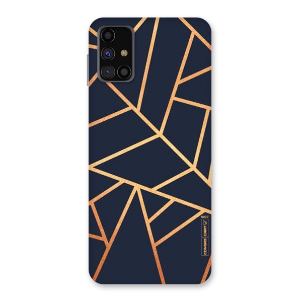 Golden Pattern Back Case for Galaxy M31s