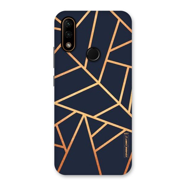 Golden Pattern Back Case for Lenovo A6 Note