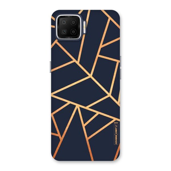 Golden Pattern Back Case for Oppo F17