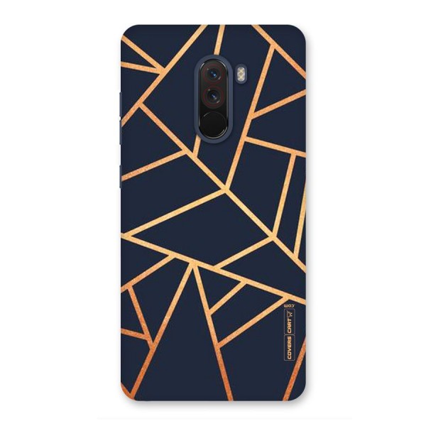 Golden Pattern Back Case for Poco F1